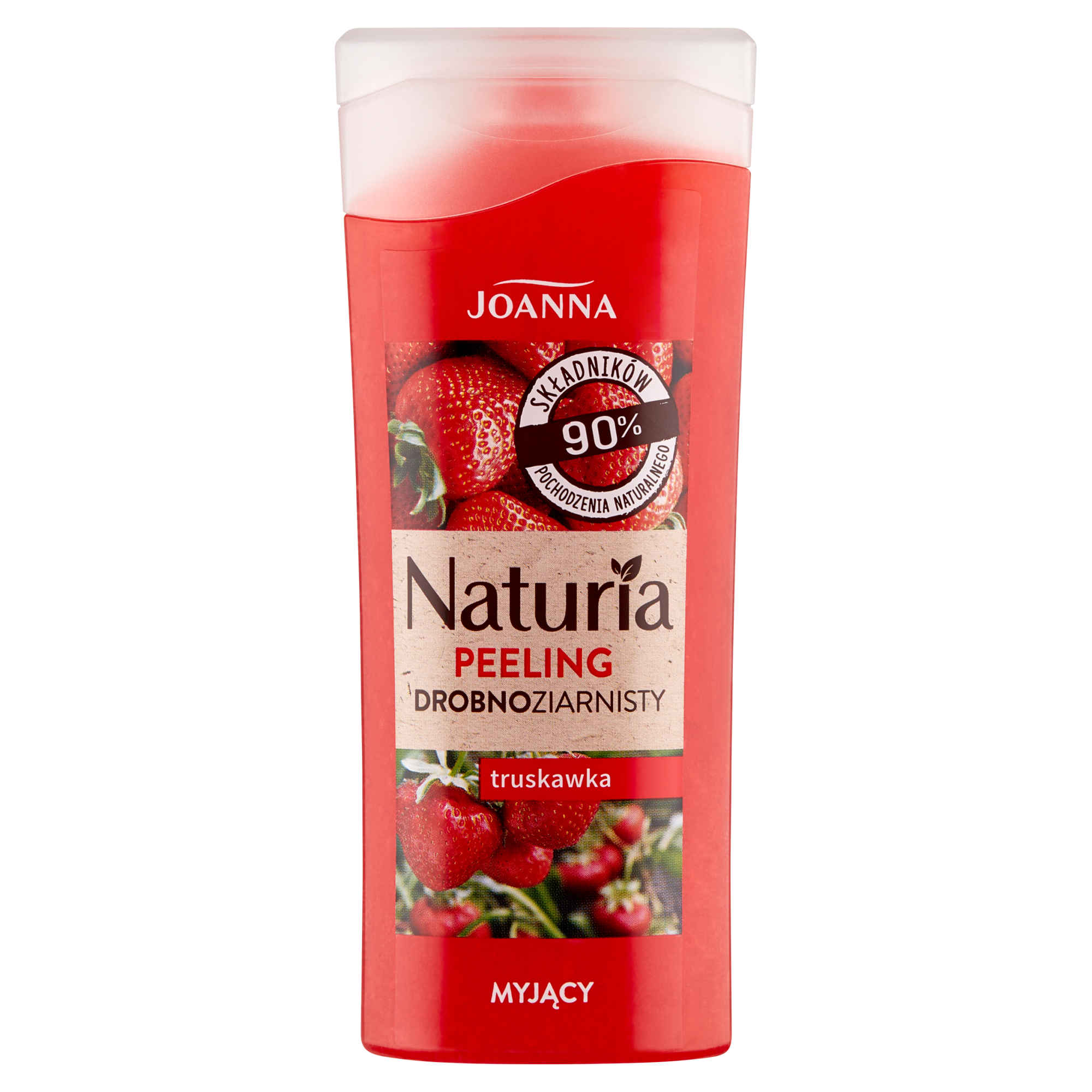 Joanna Naturia Peeling drobnoziarnisty Truskawka, 100 g zdjęcie