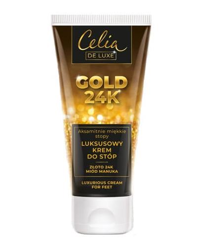 Celia Gold 24K Luksusowy krem do stóp - 80 ml - cena, opinie, właściwości zdjęcie