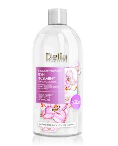 Delia Głęboko oczyszczający płyn micelarny - 500 ml Do usuwania makijażu zdjęcie