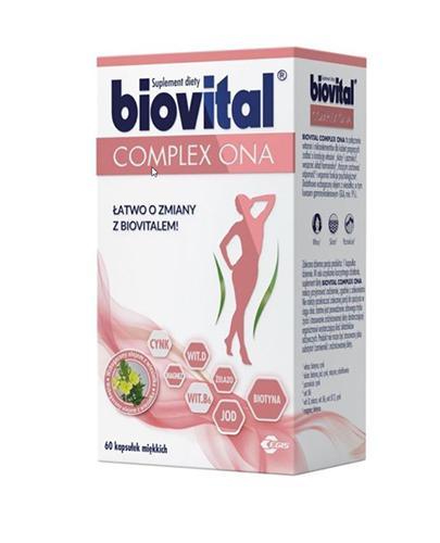 Biovital Complex ONA, kapsułki miękkie, 60 sztuk zdjęcie