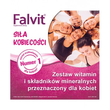 Falvit, tabletki drażowane dla kobiet, 60 sztuk
