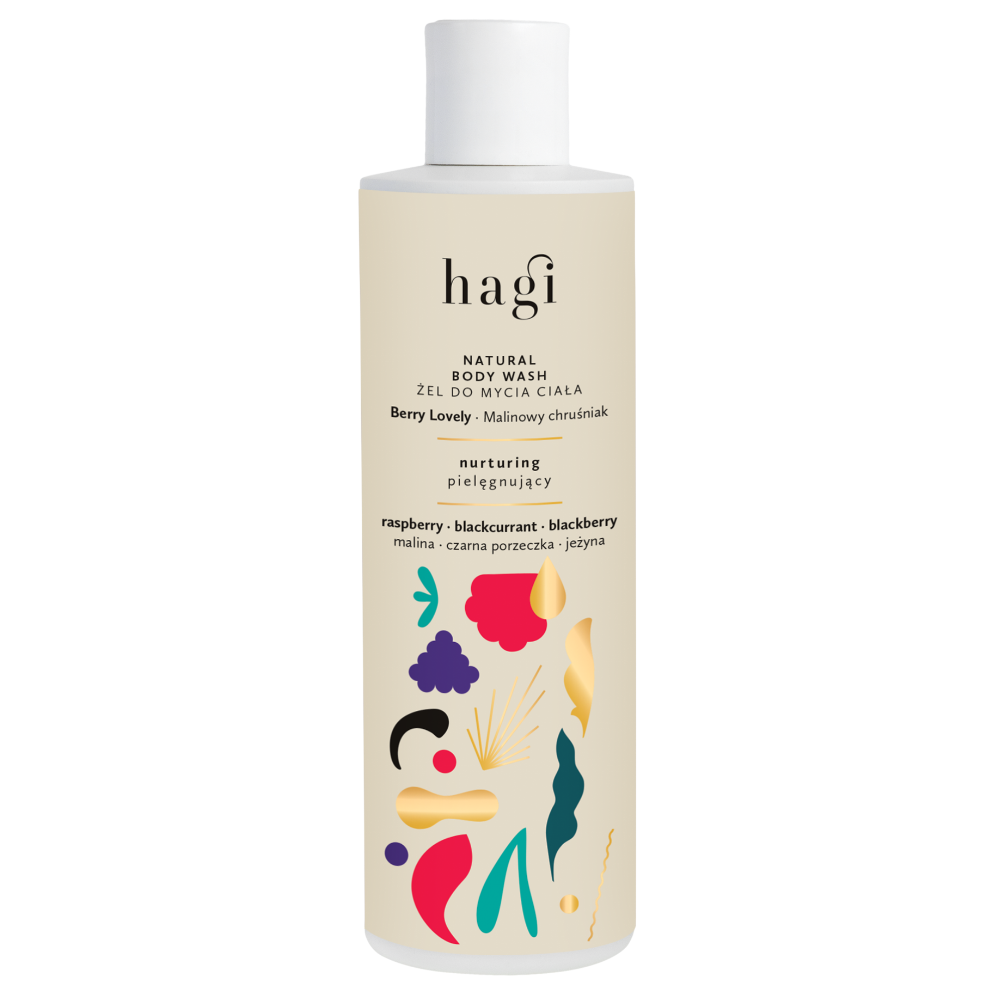 Hagi Naturalny Żel do mycia malinowy chruśniak, 300 ml zdjęcie