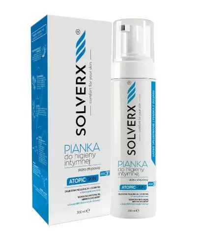 Solverx Pianka do higieny intymnej skóra atopowa 200 ml zdjęcie