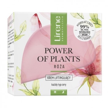 Lirene POWER OF PLANTS RÓŻA Krem liftingujący, 50 ml