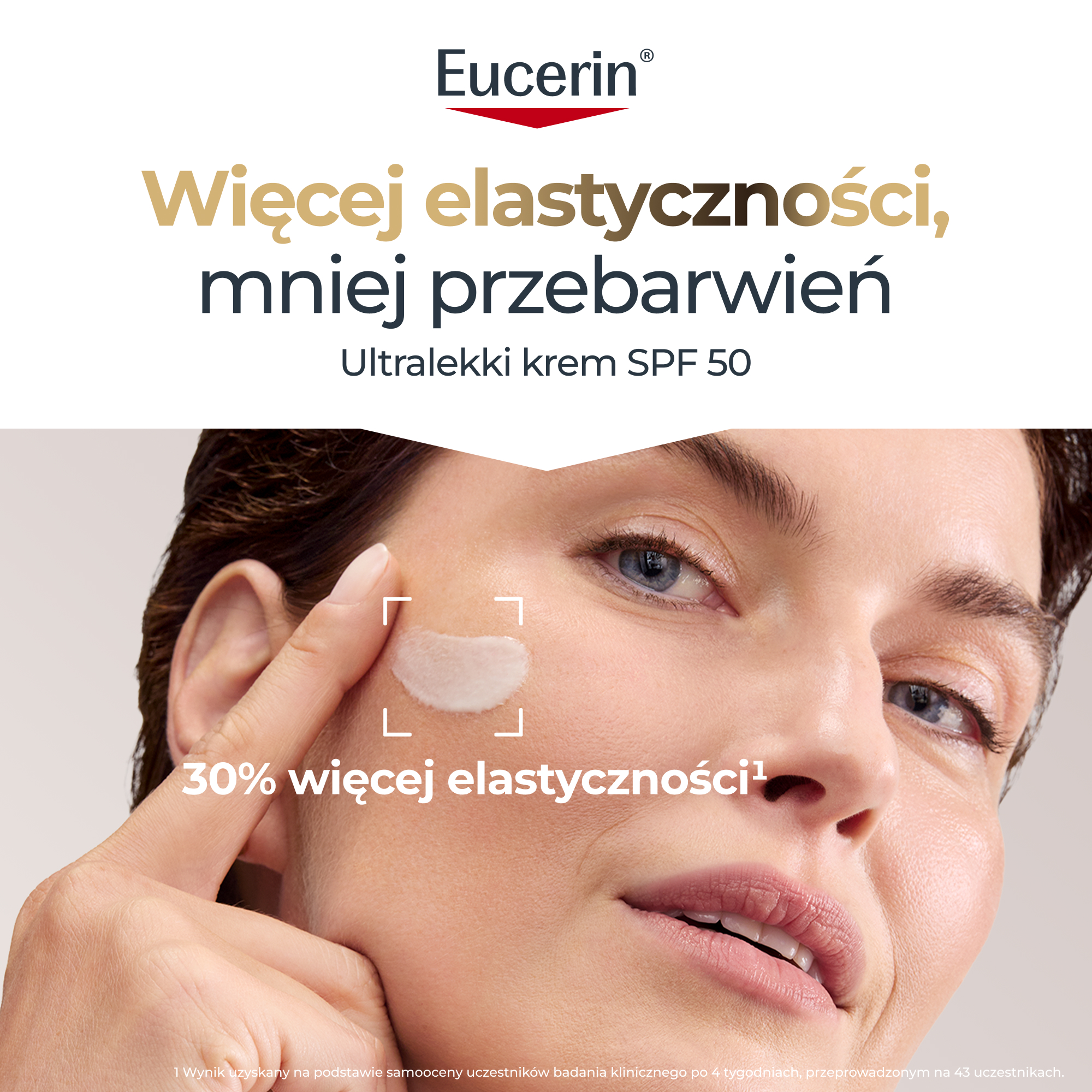 Eucerin Hyaluron-Filler + Elasticity, ultralekki krem na dzień SPF 50, 50 ml