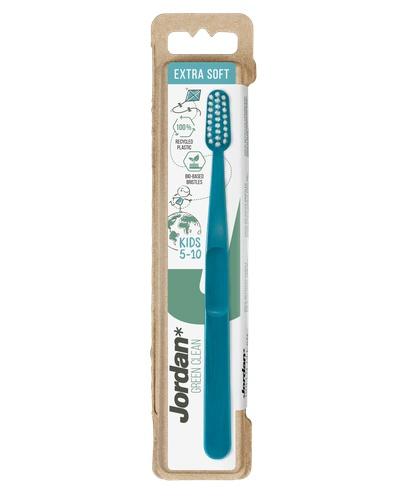 Jordan Green Clean Kids 5-10 Extrasoft szczoteczka do zębów dla dzieci 1 sztuka zdjęcie