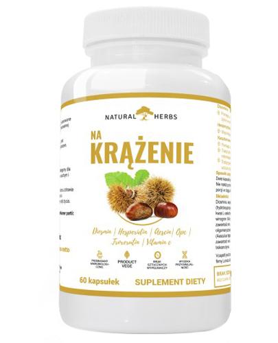 Natural Herbs Na krążenie - 60 kaps. - cena, opinie, skład zdjęcie