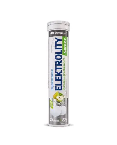Olimp Hydratonic Elektrolity Senior, smak gruszkowy, tabletki musujące, 20 sztuk zdjęcie