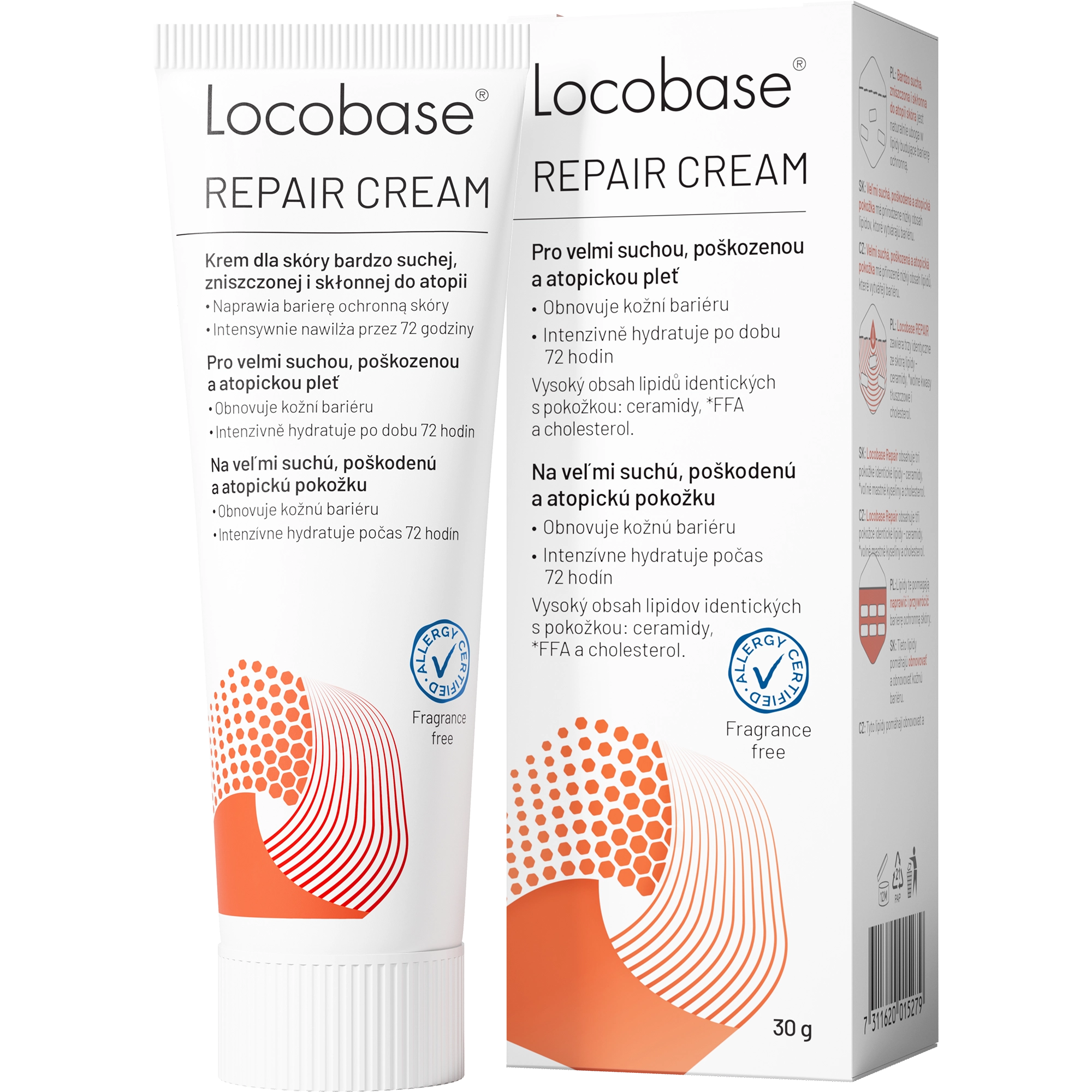 Locobase Repair Cream, krem do bardzo suchej, zniszczonej i skłonnej do atopii, 30 g