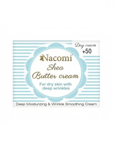 NACOMI Krem z masłem shea 50+ na dzień z kwasem hialuronowym - 50 ml zdjęcie