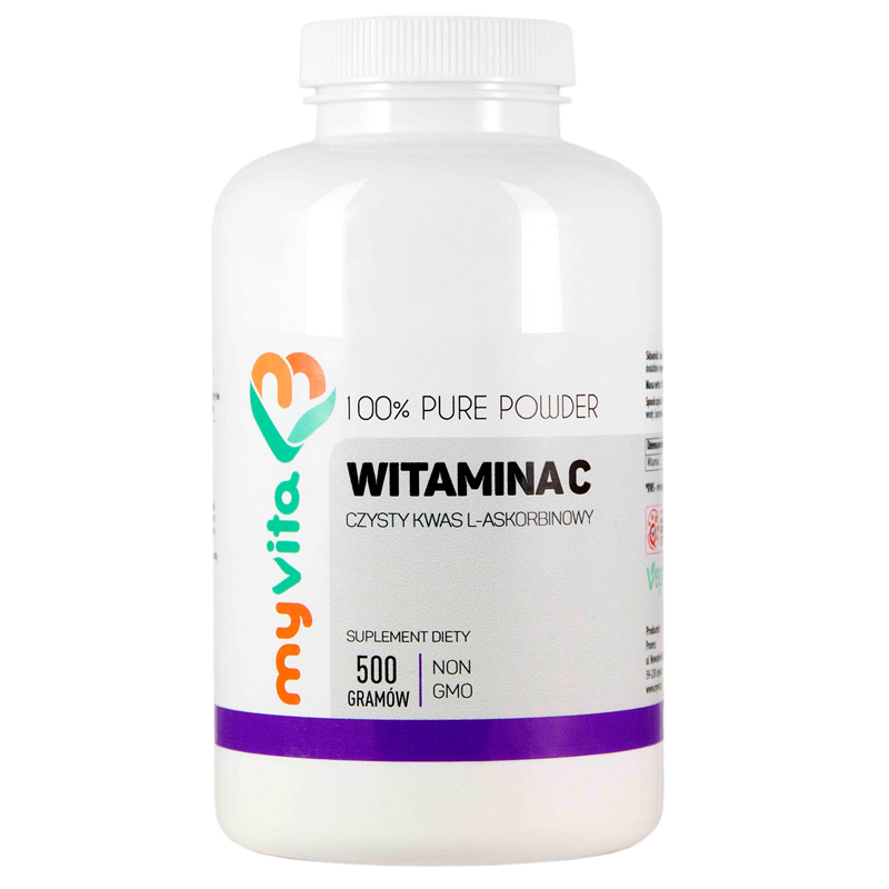 MYVITA Witamina C 100% - 500 g zdjęcie