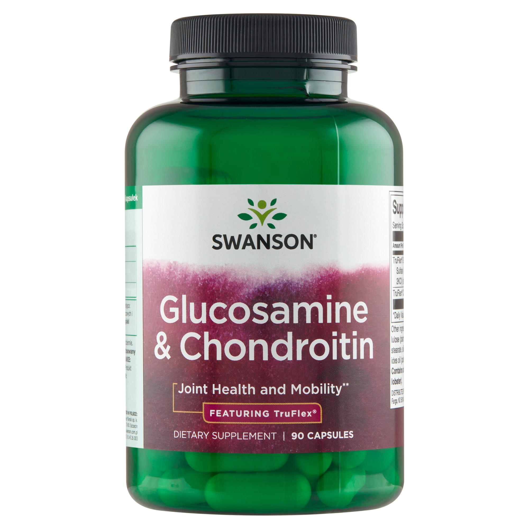 SWANSON Glukozamina + Chondroityna - 90 kaps. zdjęcie