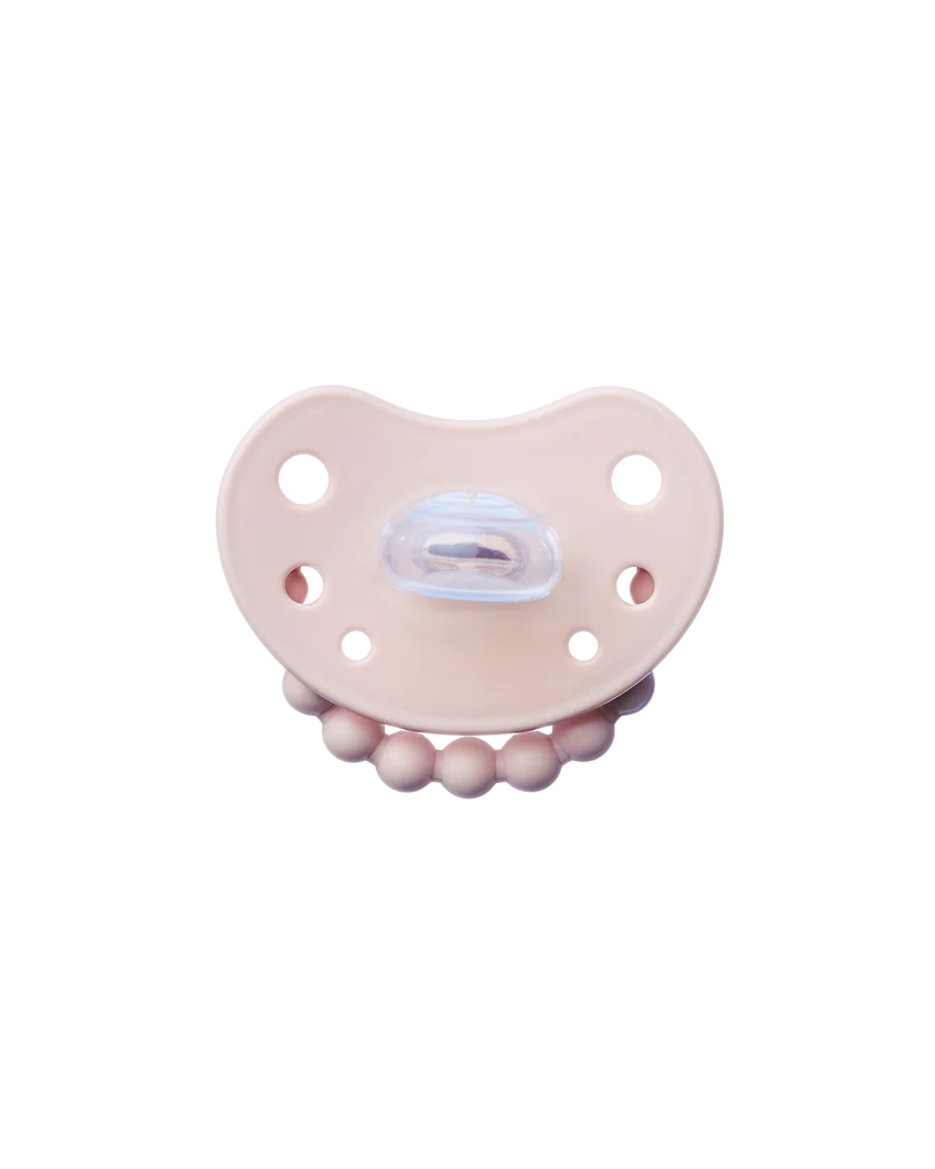 LUU Kids Smoczek pozycjonujący Velvet Blush 3-6 m, 1 sztuka