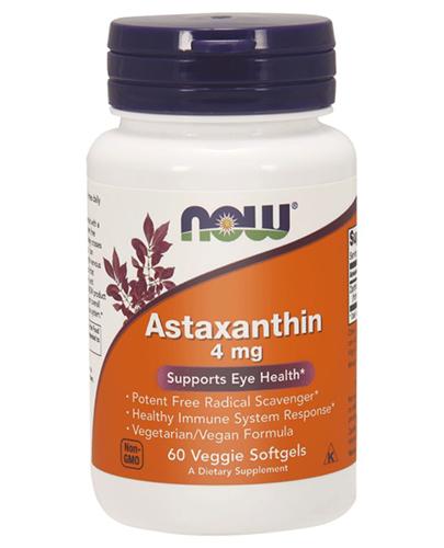 NOW FOODS Astaxanthin 4 mg, 60 kapsułek zdjęcie