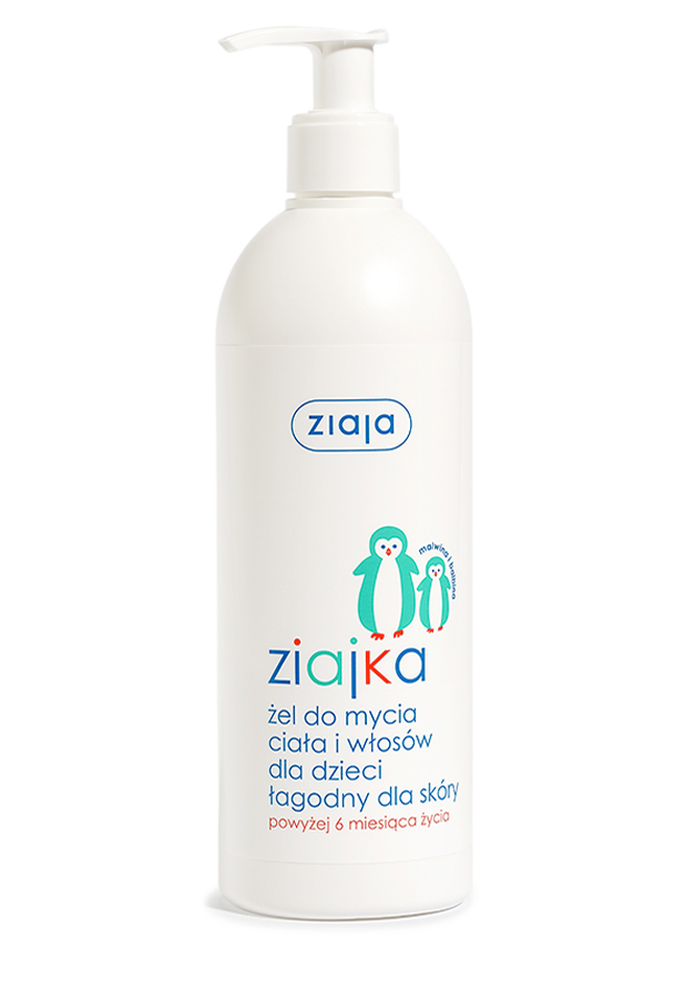 Ziaja Ziajka żel do ciała i włosów dla dzieci hypoalergiczny 400 ml zdjęcie