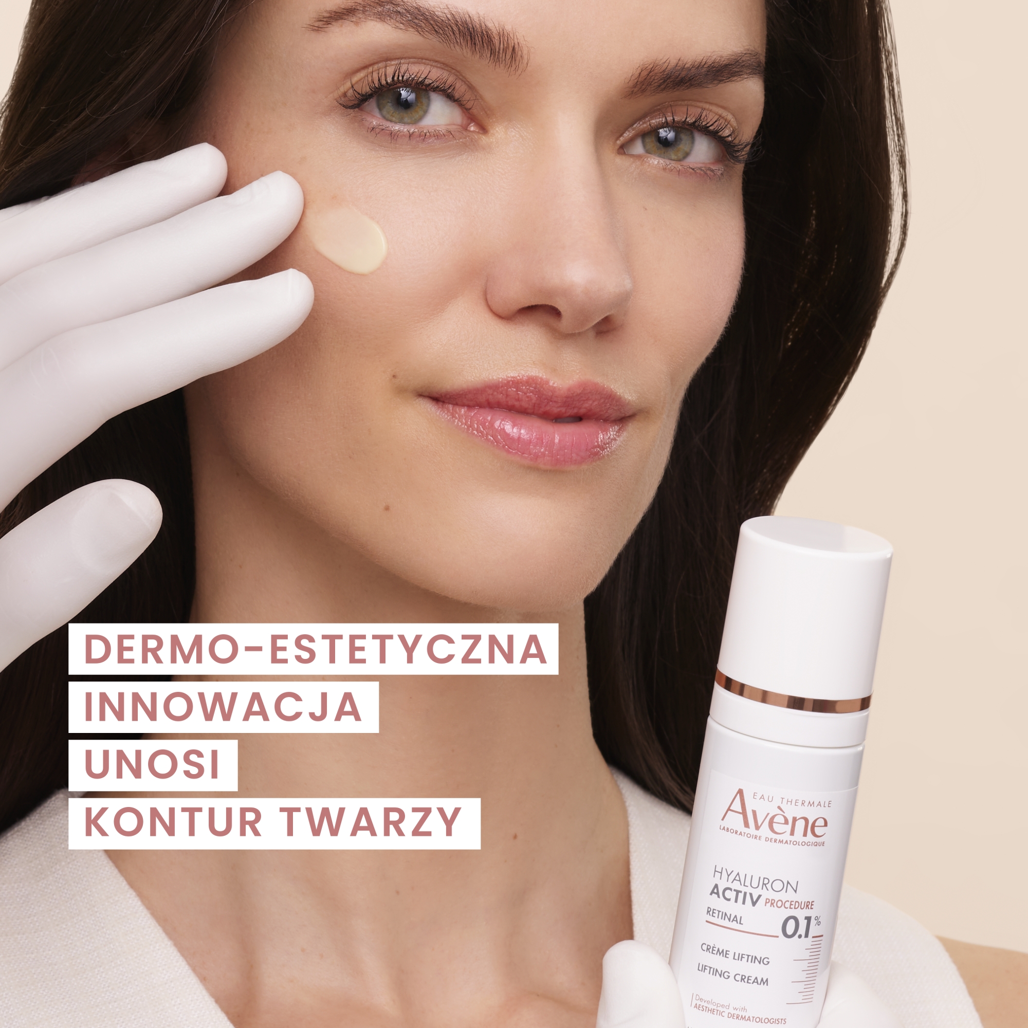 Avene Hyaluron Activ Procedure, krem liftingujący z retinalem i kwasem hialuronowym, 30 ml