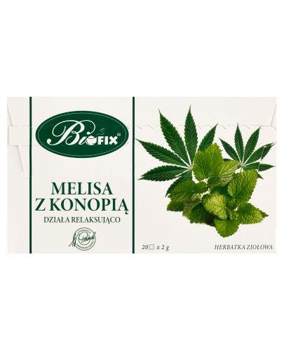 Bifix Melisa z konopią, 20 x 2 g zdjęcie