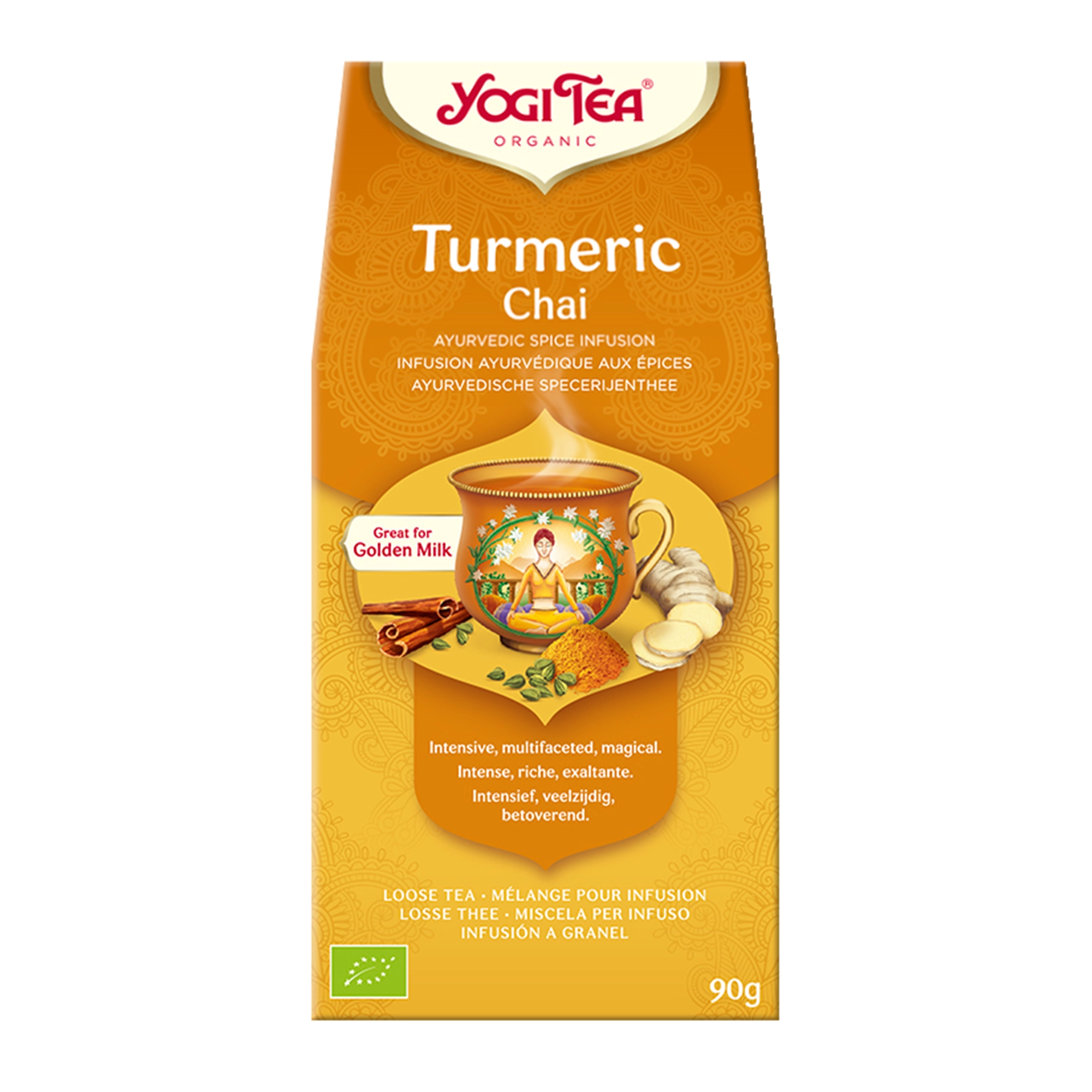 Yogi Tea Ajurwedyjska herbata korzenna z kurkumą Turmeric Chai, 90 g zdjęcie