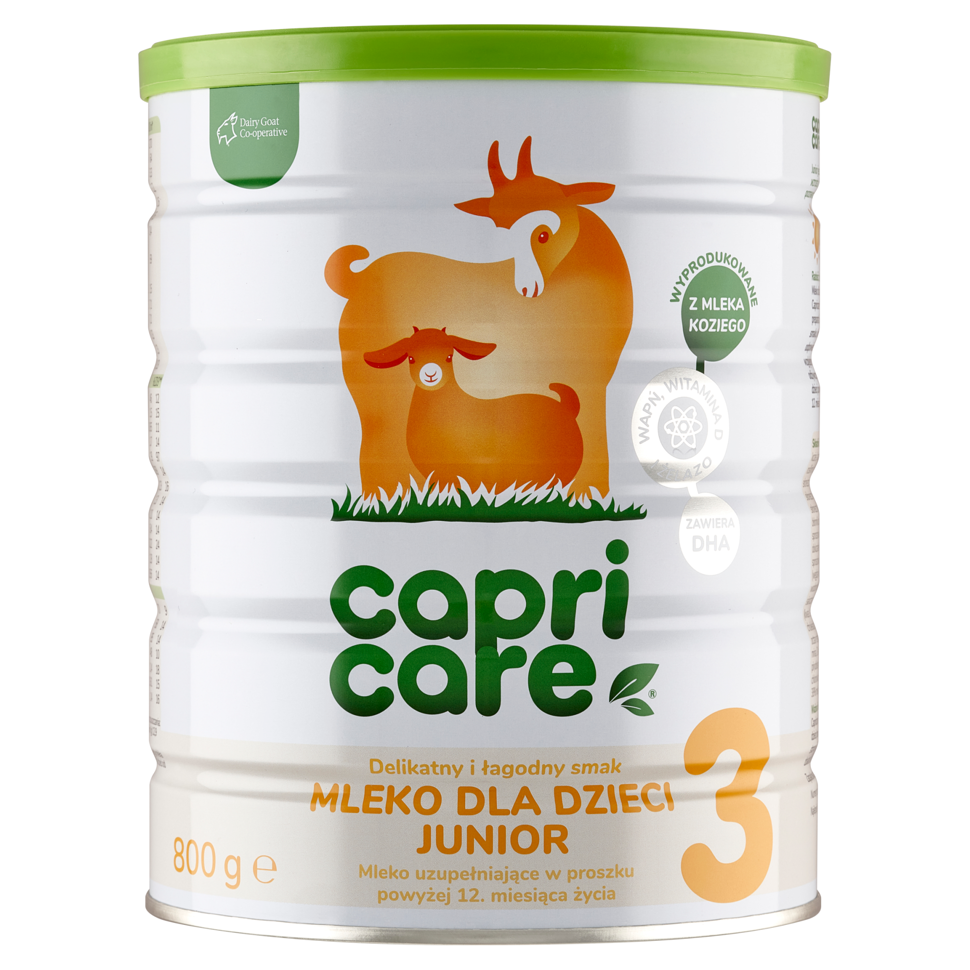 CapriCare 3 Junior mleko następne powyżej 12 miesiąca życia oparte na mleku kozim 800 g zdjęcie