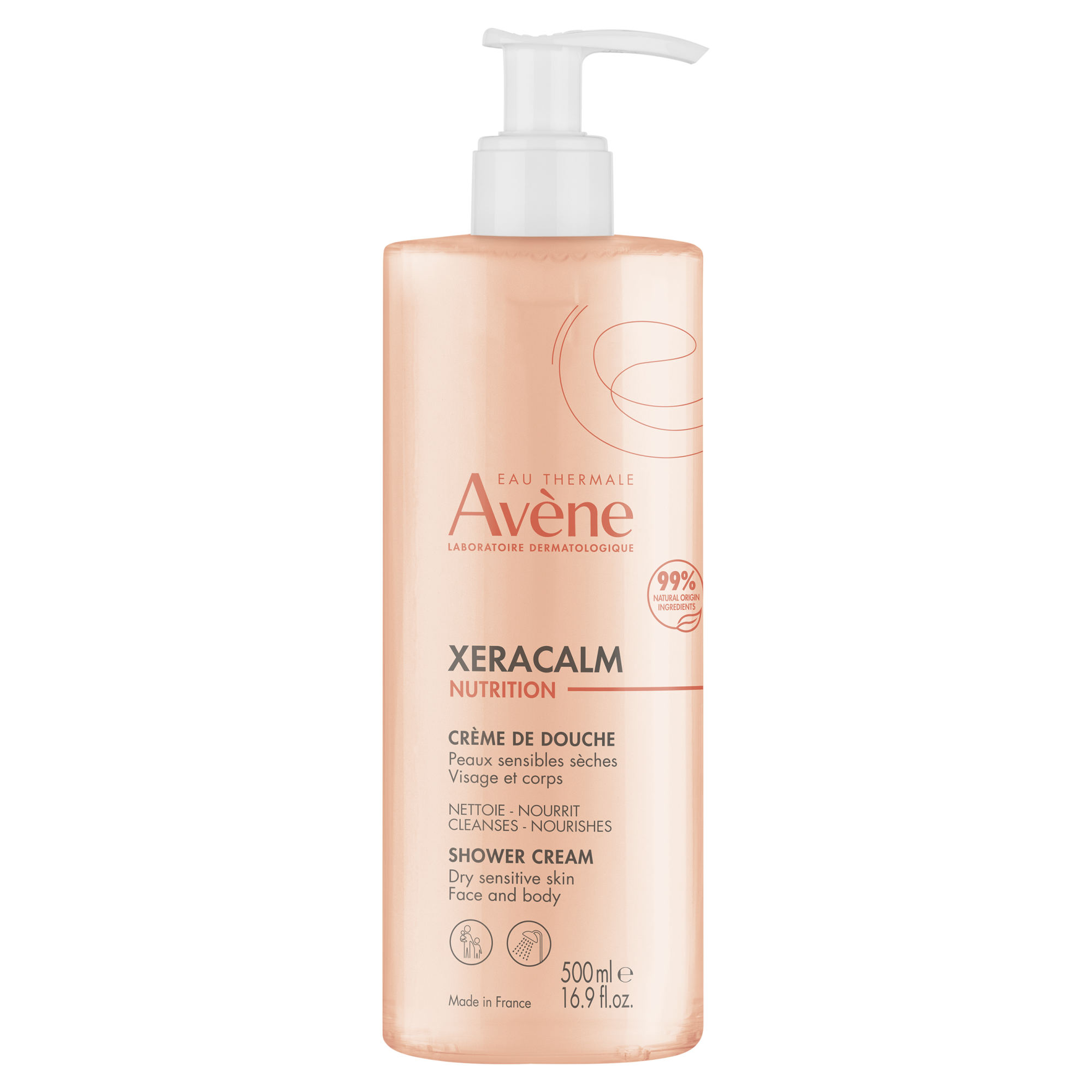 AVENE XERACALM NUTRITION, krem pod prysznic, 500 ml zdjęcie