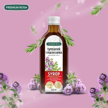 Premium Rosa Syrop z tymianku i macierzanki - 250 ml - cena, opinie wskazania