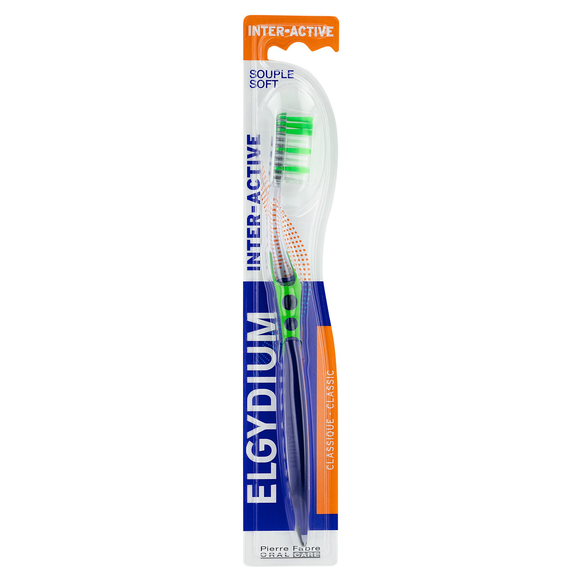 ELGYDIUM Inter-active szczoteczka do zębów miekka 1 sztuka zdjęcie