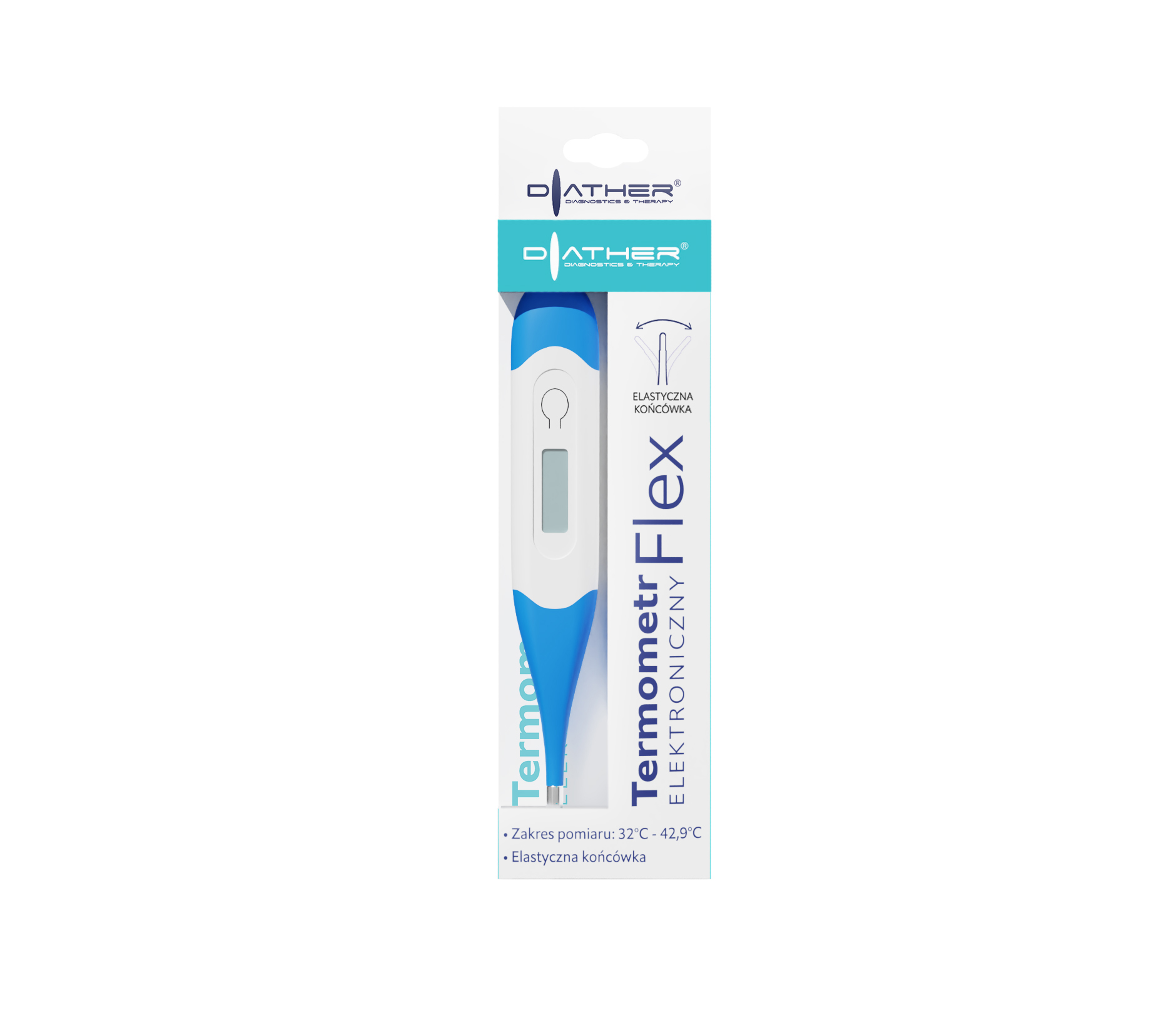 Diather, Termometr elektroniczny flex, 1 sztuka zdjęcie