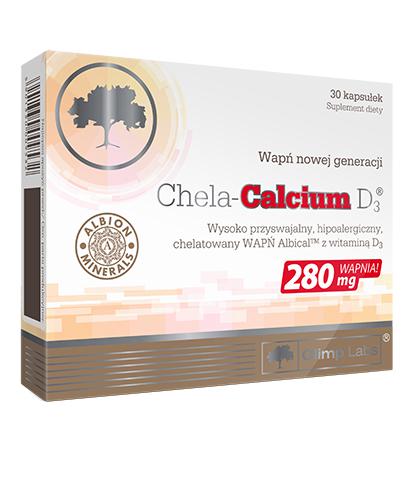 OLIMP CHELA CALCIUM D3 Wapń, 30 kapsułek zdjęcie