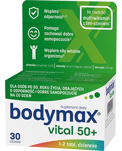 Bodymax Vital 50 +, 30 tabl., cena, opinie, dawkowanie zdjęcie