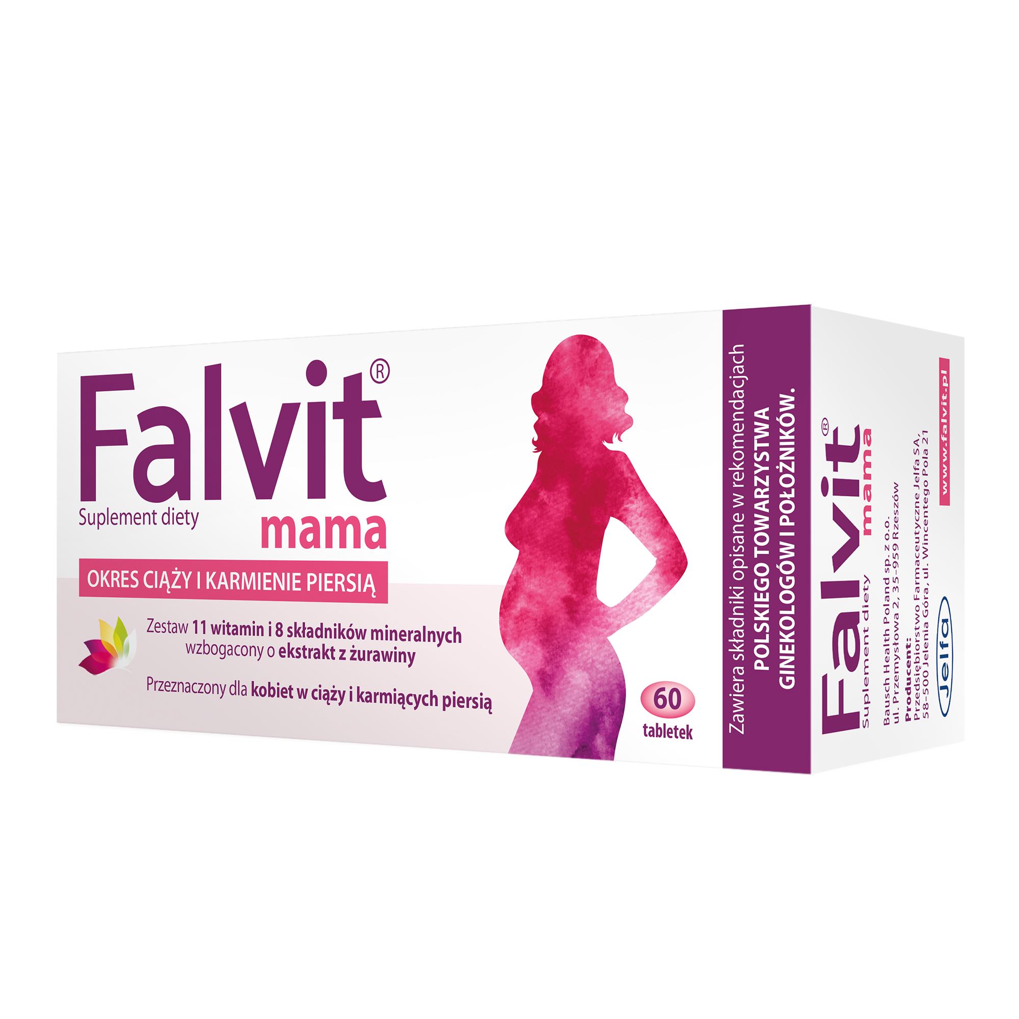 Falvit mama, tabletki powlekane, 60 sztuk zdjęcie