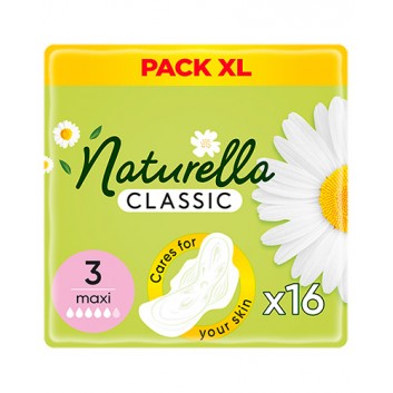 Naturella Classic Maxi Podpaski ze skrzydełkami, 16 sztuk