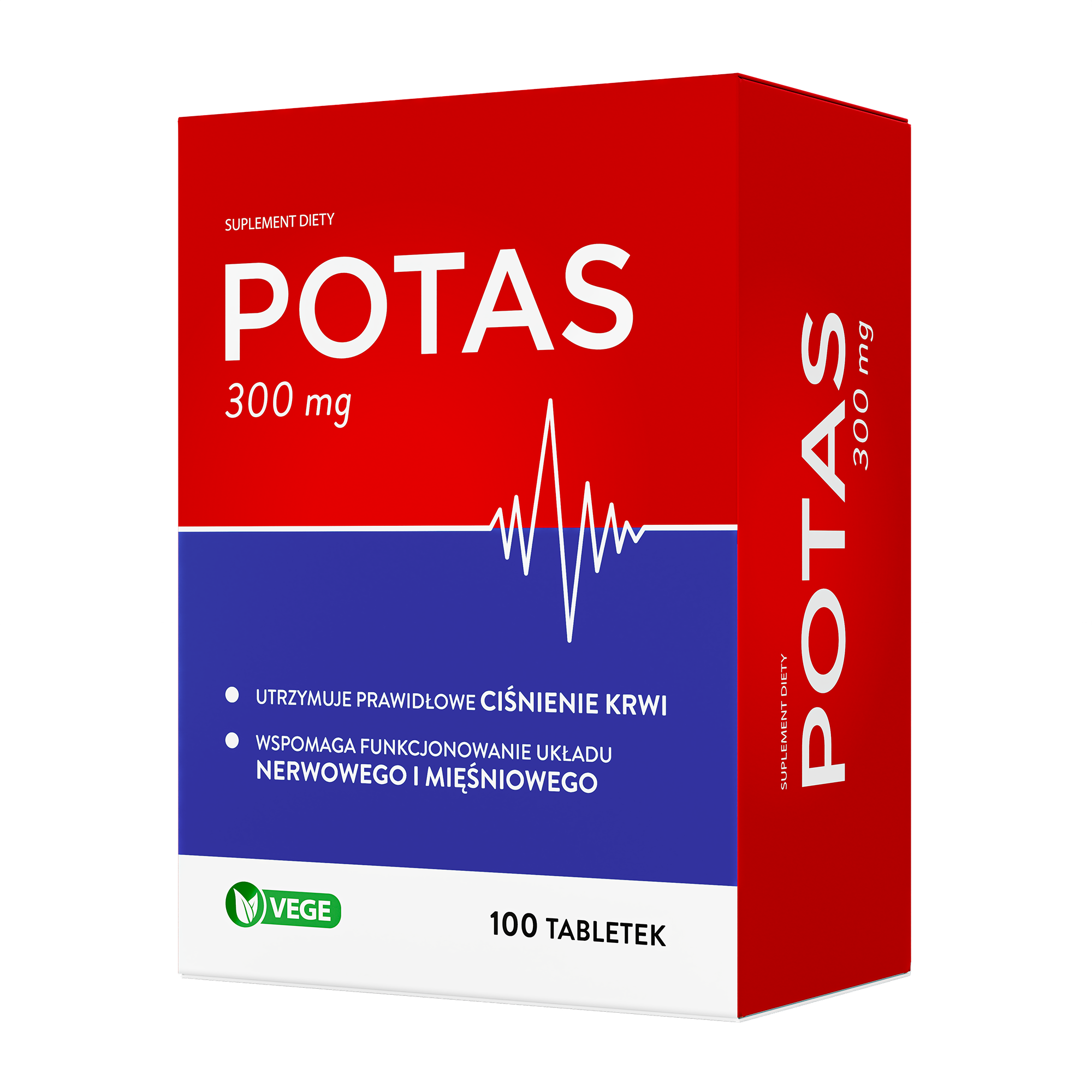 Potas, tabletki, 100 sztuk