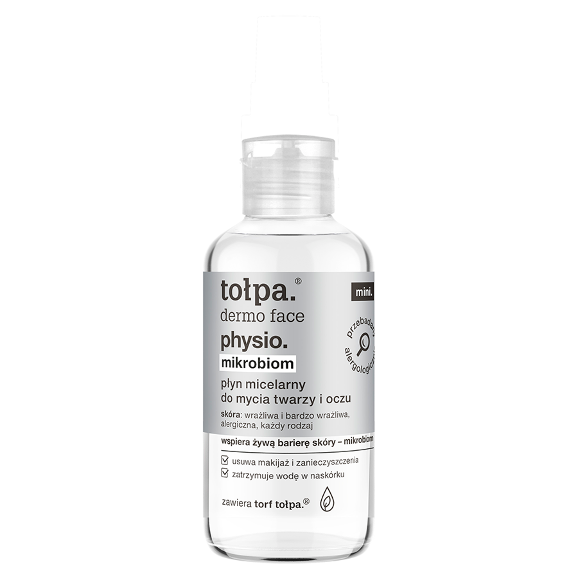 Tołpa Dermo Face Physio Mikrobiom, płyn micelarny do mycia twarzy i oczu, 100 ml zdjęcie