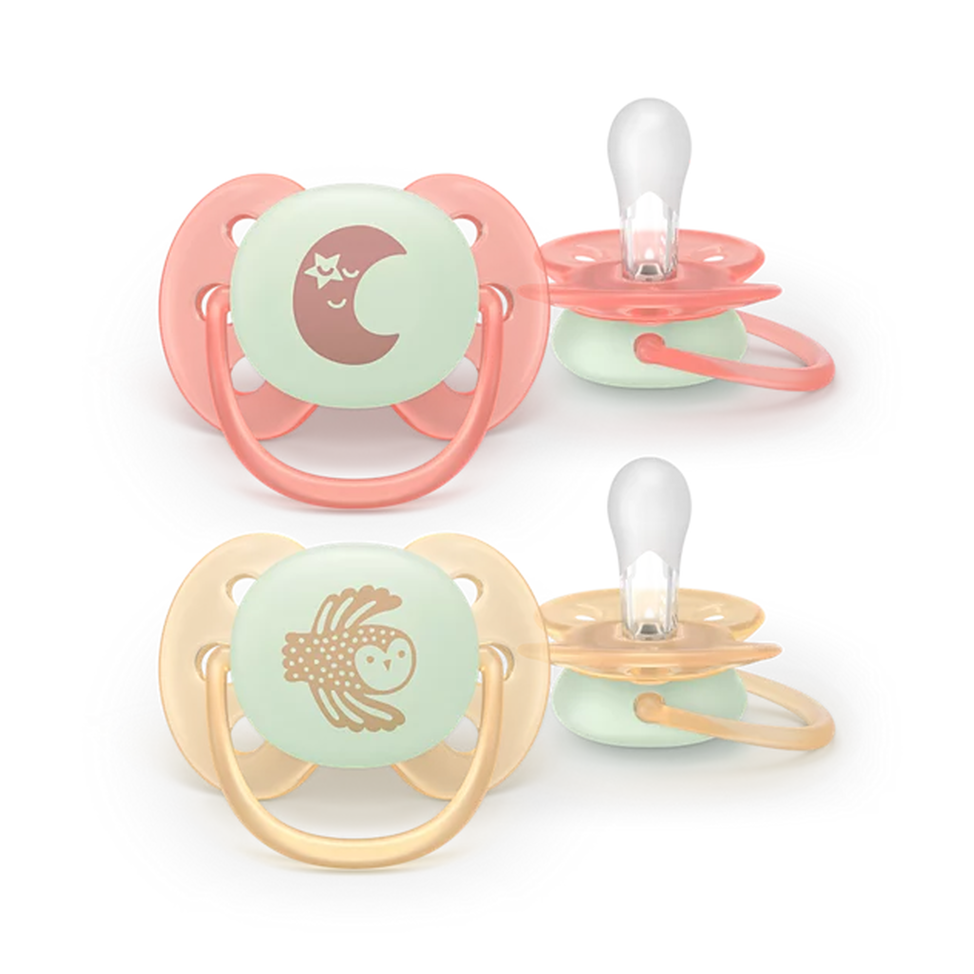 Philips Avent Ultra Air Smoczek ortodontyczny SCF094/02 0-6 m, 2 sztuki zdjęcie