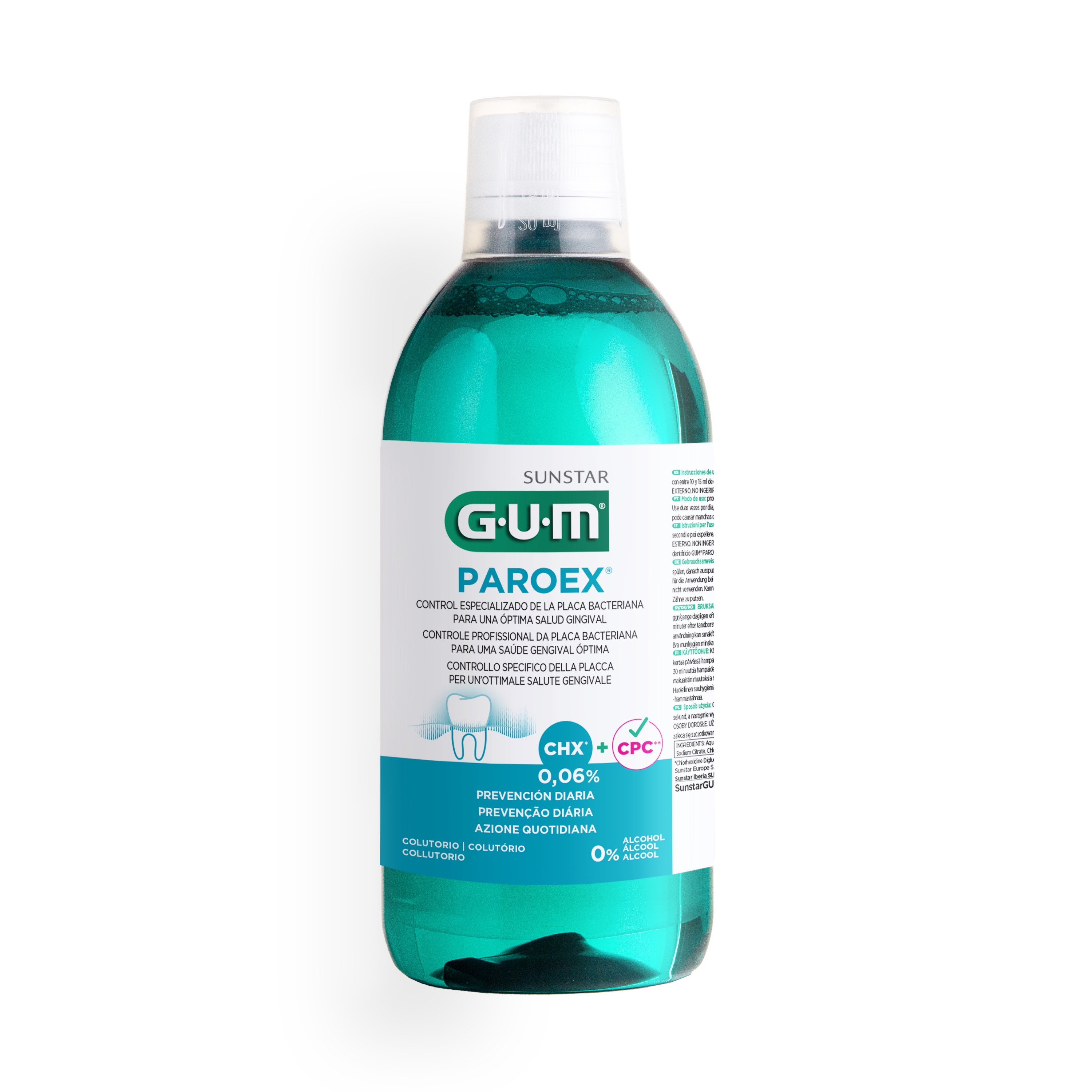 GUM Paroex 0,06% CHX płyn do płukania jamy ustnej 500 ml