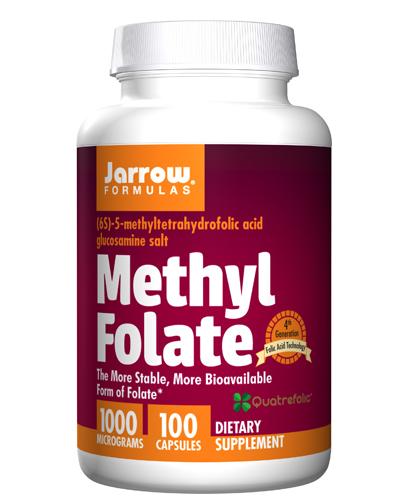 JARROW FORMULAS Methyl folate 1000 mcg - 100 kaps. zdjęcie
