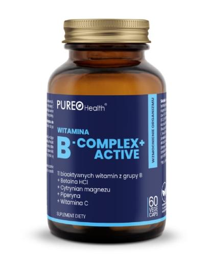 Pureo Health Witamina B-Complex+ Active, 60 kapsułek zdjęcie