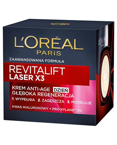 L'OREAL REVITALIFT LASER X3 Krem Anti Age na dzień terapia regenerująca - 50 ml zdjęcie