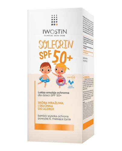 Iwostin Solecrin Lekka emulsja ochronna dla dzieci SPF 50 - 100 ml  zdjęcie