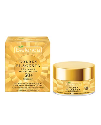 Bielenda Golden Placenta Collagen Liftingująco-Ujędrniający Krem przeciwzmarszczkowy 50+ dzień/noc, 50 ml cena, opinie, właściwości zdjęcie