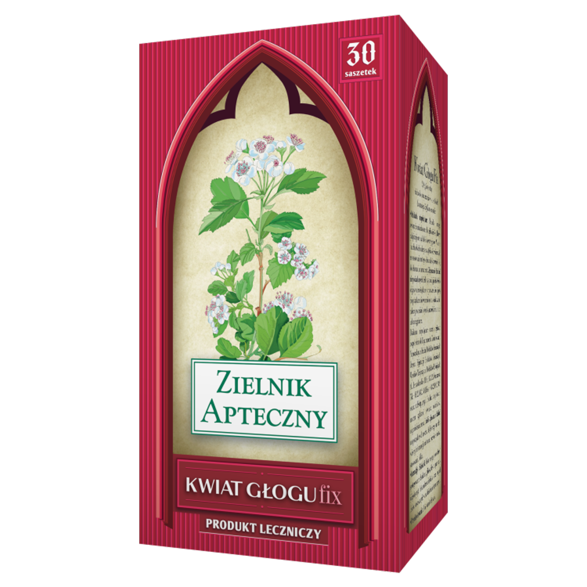 Kwiat Głogu Fix 30 saszetek zdjęcie