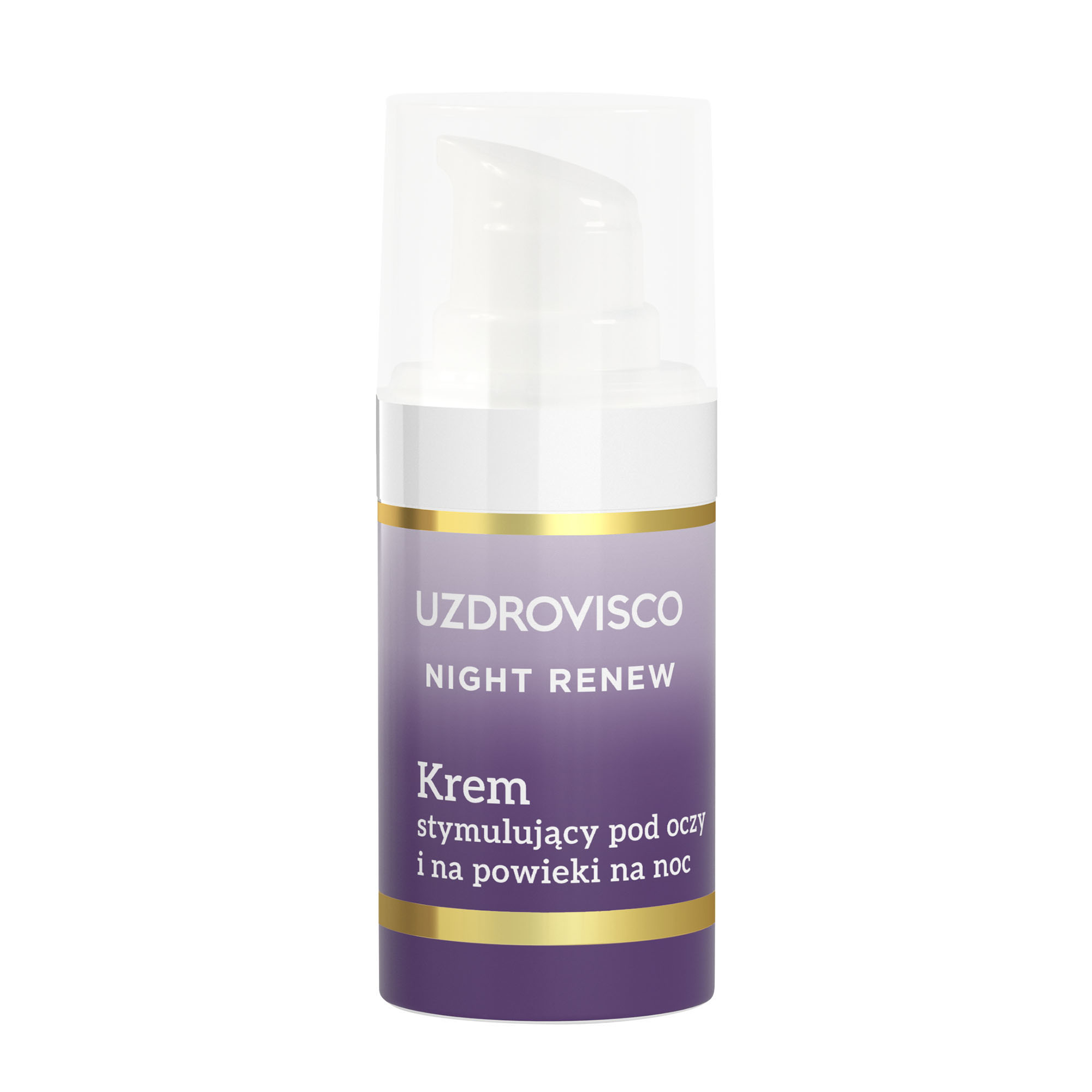 Uzdrovisco  Night Renew Krem stymulujący pod oczy i na powieki na noc, 15 ml