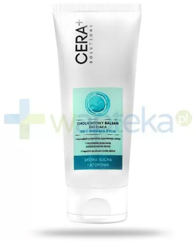 Cera+ Solutions emolientowy balsam do ciała dla dzieci 1m+ 200 ml zdjęcie