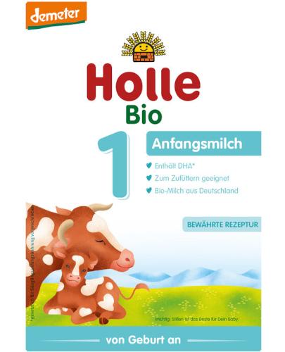 Holle Bio Mleko 1 dla niemowląt od urodzenia, 400 g, cena, opinie, wskazania zdjęcie
