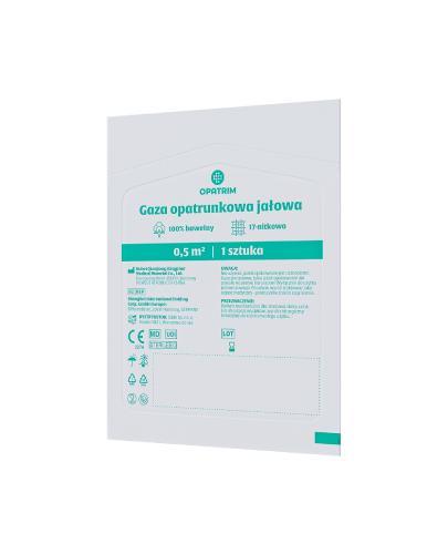 Opatrim Gaza opatrunkowa jałowa 0,5 m2, 1 sztuka zdjęcie