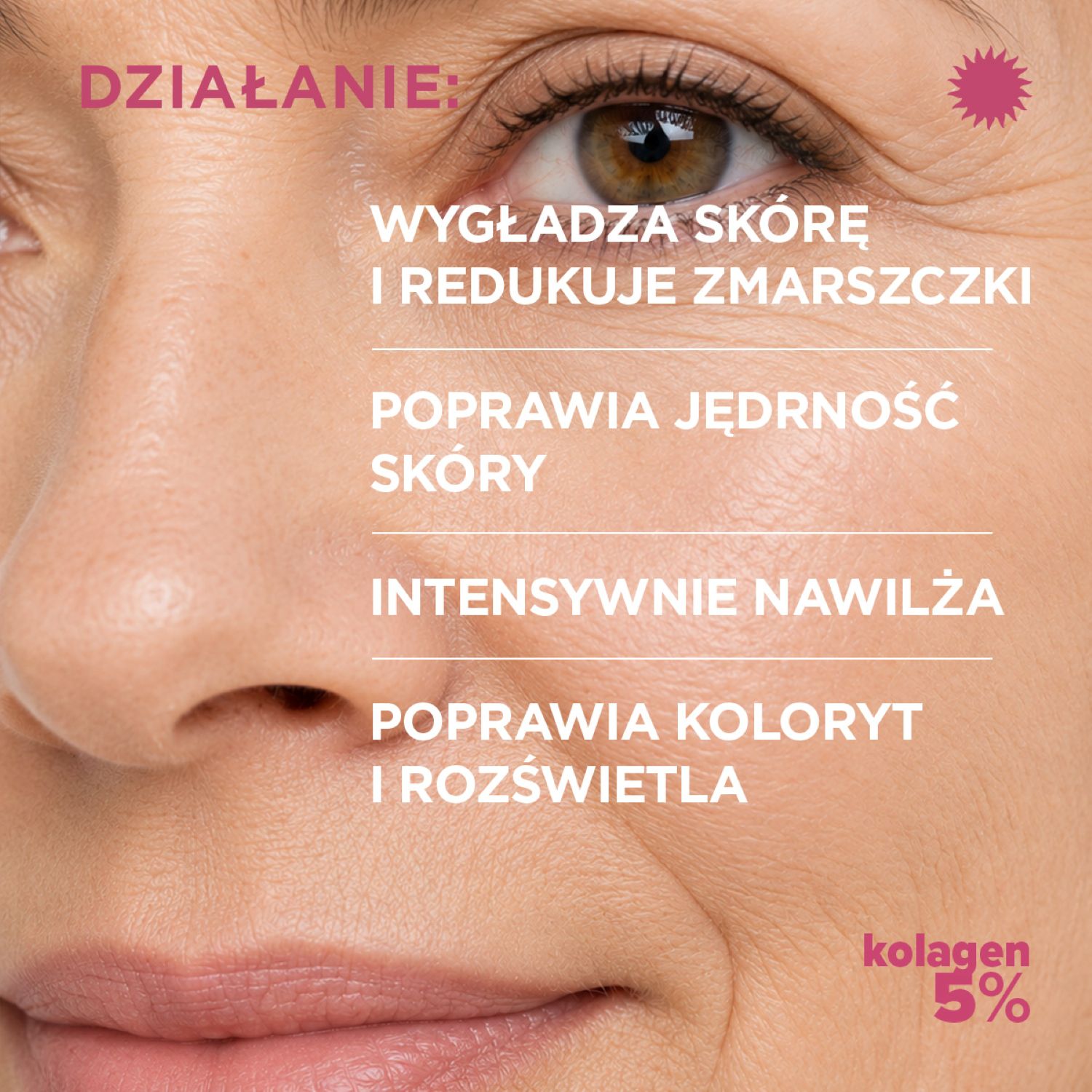 Idee Derm Krem wypełniający zmarszczki z kolagenem 5%, 50 ml