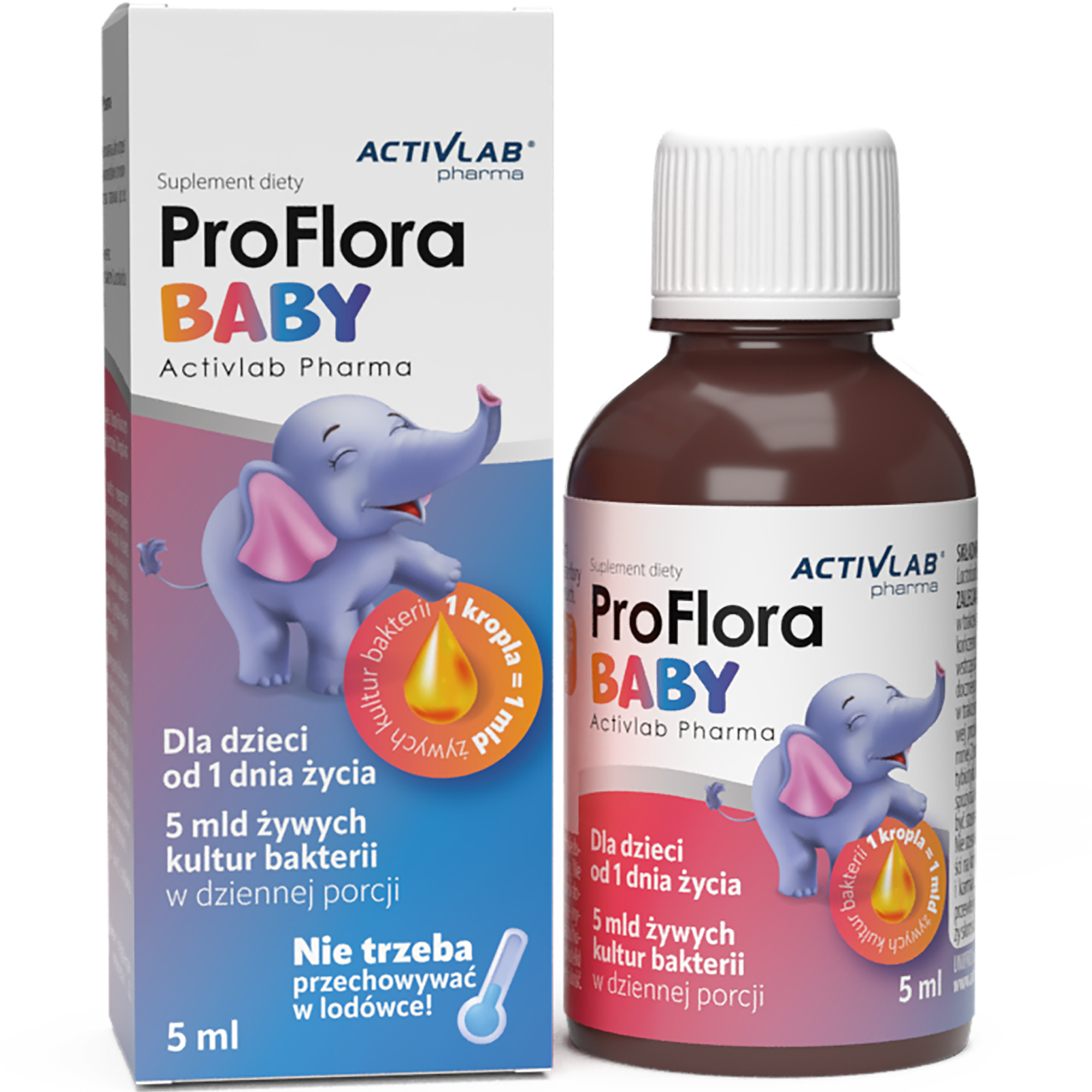 ActivLab Pharma, ProFlora Baby, płyn, 5 ml zdjęcie