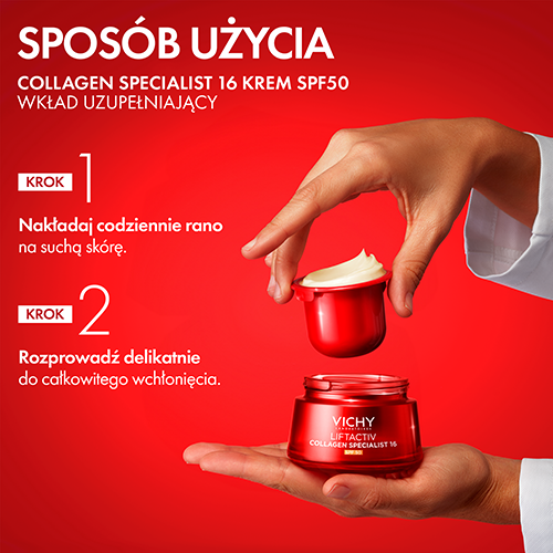 Vichy, Liftactiv Collagen Specialist 16, krem przeciwzmarszczkowy z SPF 50, 50 ml