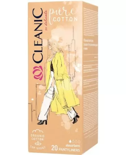 Cleanic Pure Cotton wkładki higieniczne 20 sztuk zdjęcie