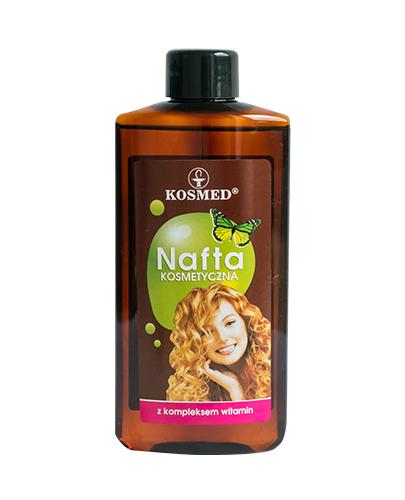 KOSMED Nafta kosmetyczna z kompleksem witamin - 150 ml. Sposób na włosy słabe i bez połysku. zdjęcie